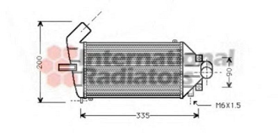 VAN WEZEL 37004262 -  Интеркулер